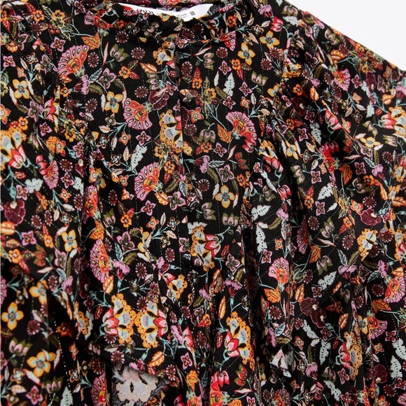 Zara floral ruffled dress - Picture 6 of 10